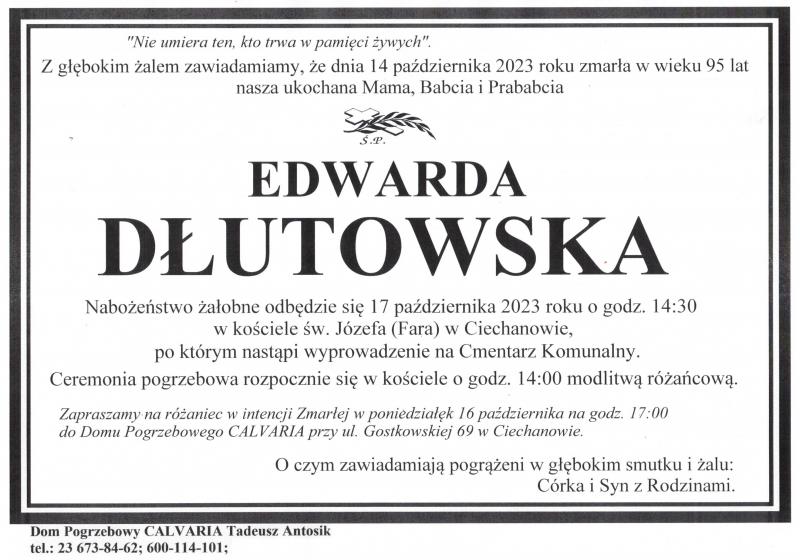 Edwarda Dłutowska