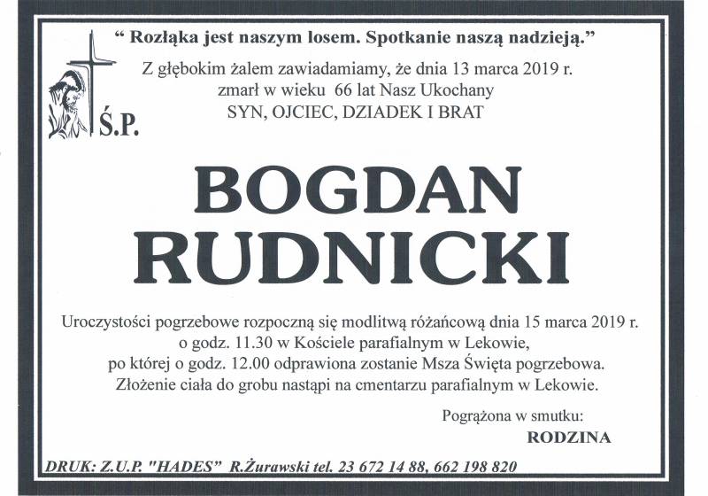 Bogdan Rudnicki