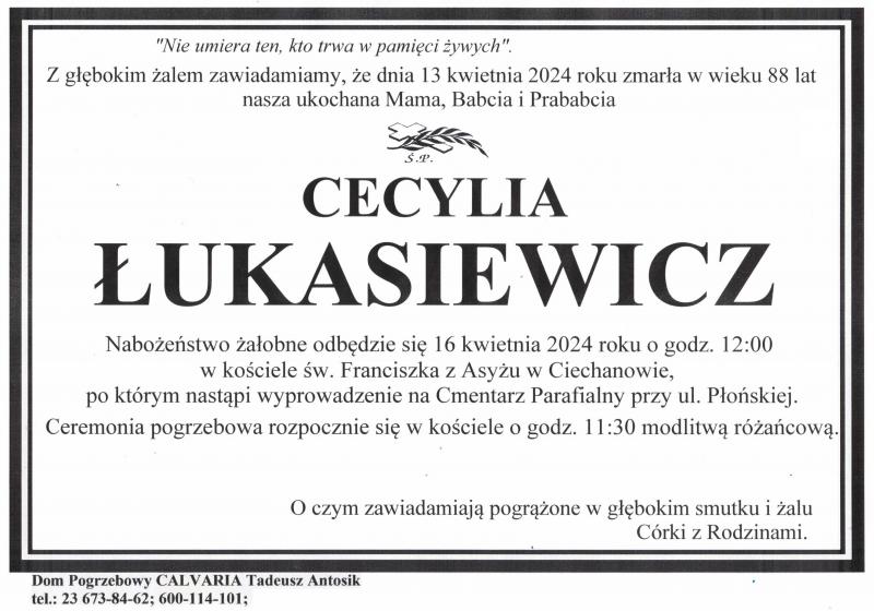 Cecylia Łukasiewicz