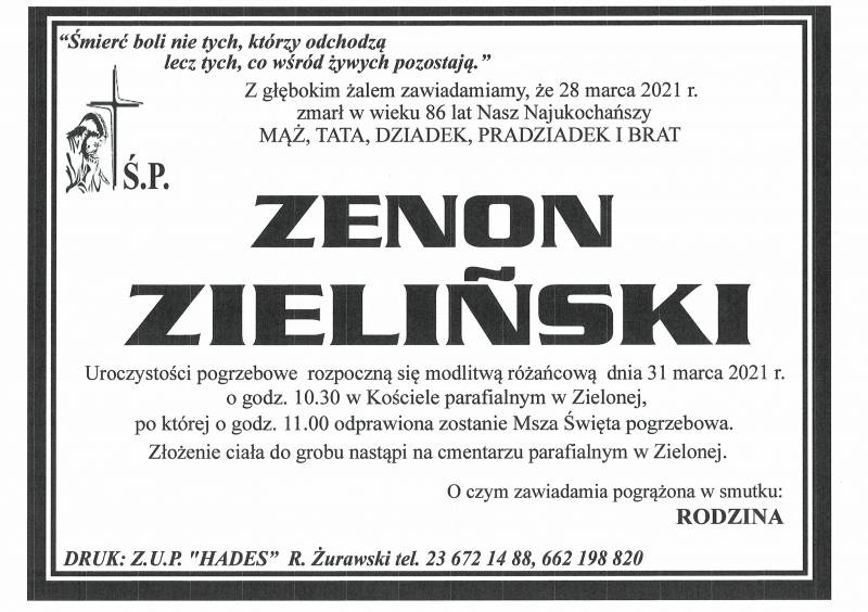 ZENON ZIELIŃSKI