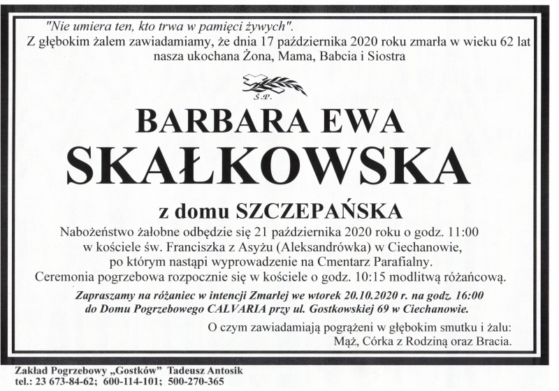 Barbara Ewa Skałkowska