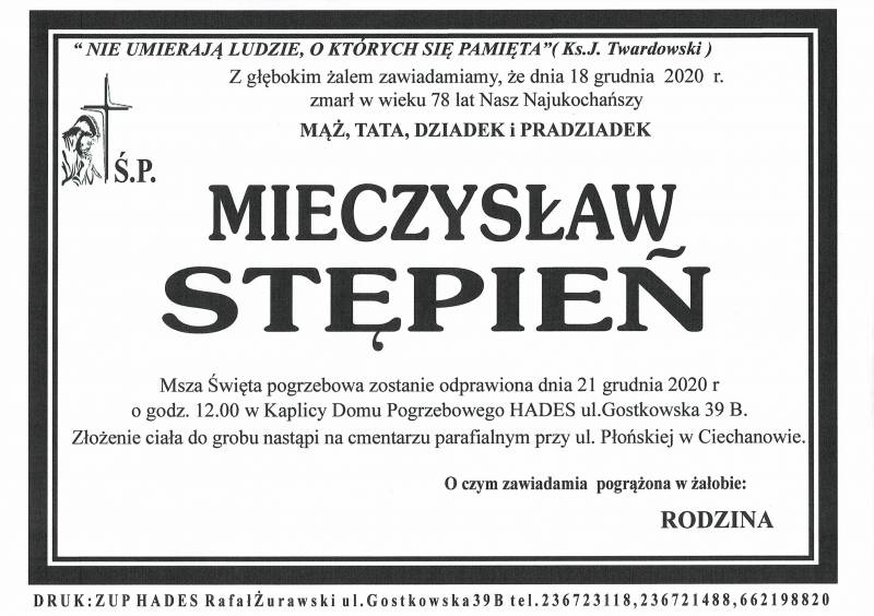 MIECZYSŁAW STĘPIEŃ
