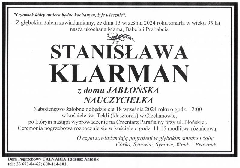 Stanisława Klarman