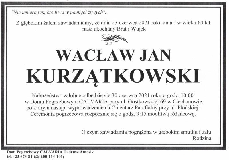 Wacław Jan Kurzątkowski