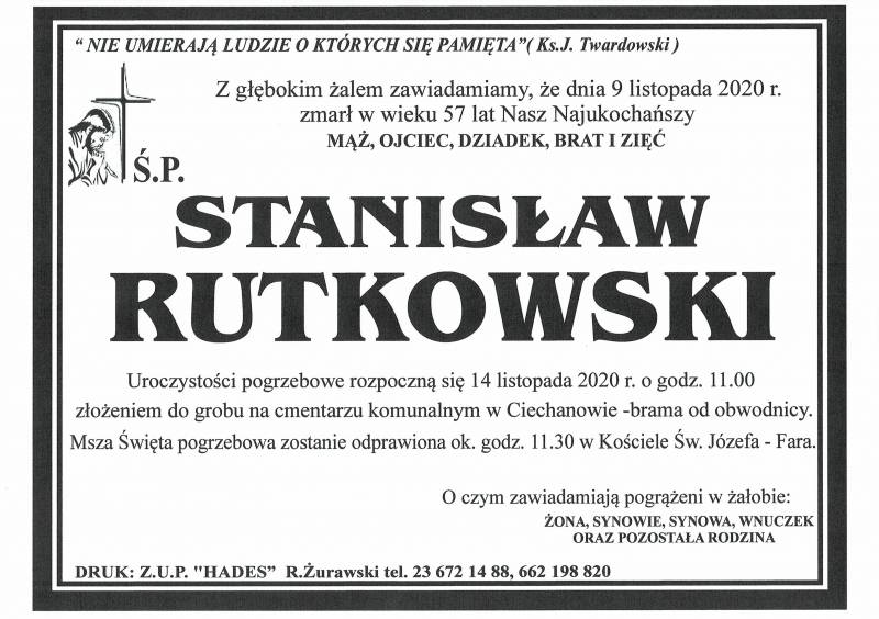 STANISŁAW RUTKOWSKI