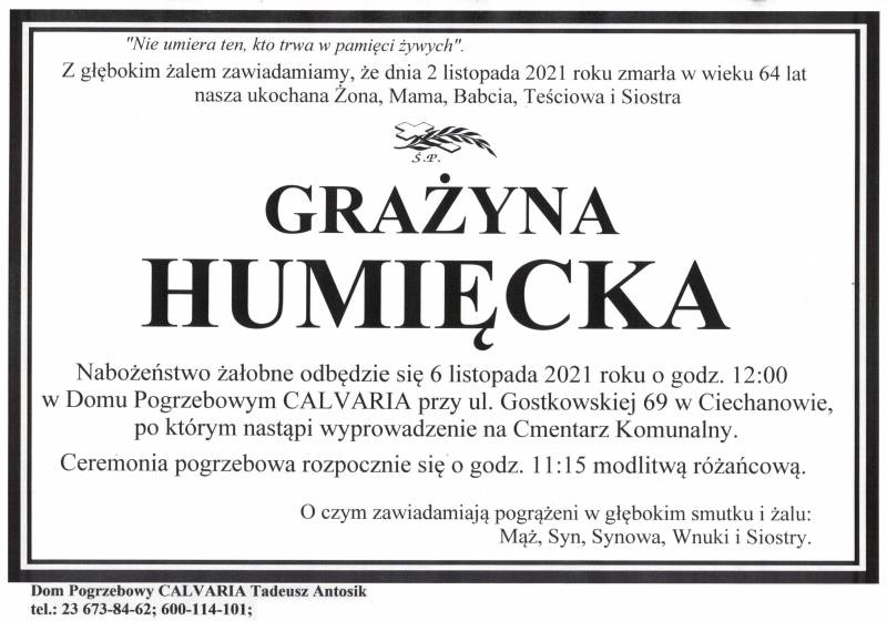 Grażyna Humięcka