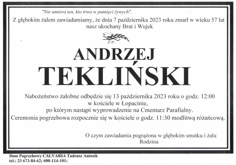 Andrzej Tekliński