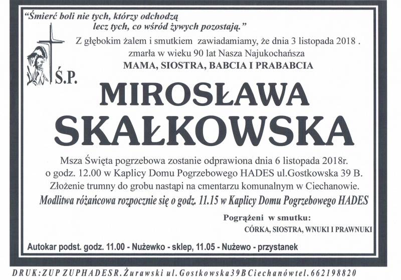 Mirosława Skałkowska