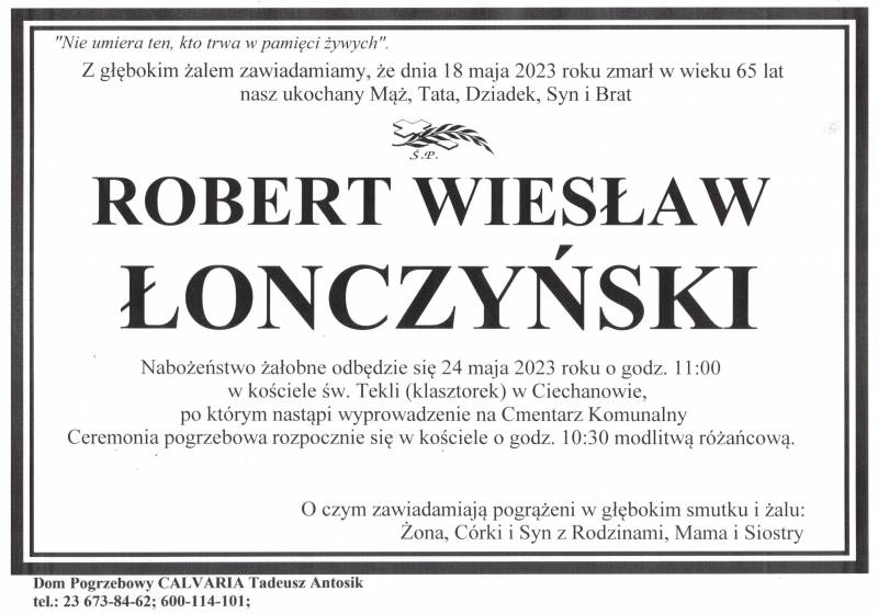 Robert Wiesław Łonczyński