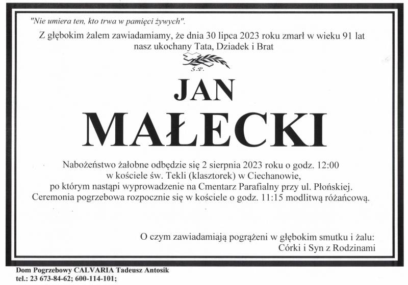 Jan Małecki