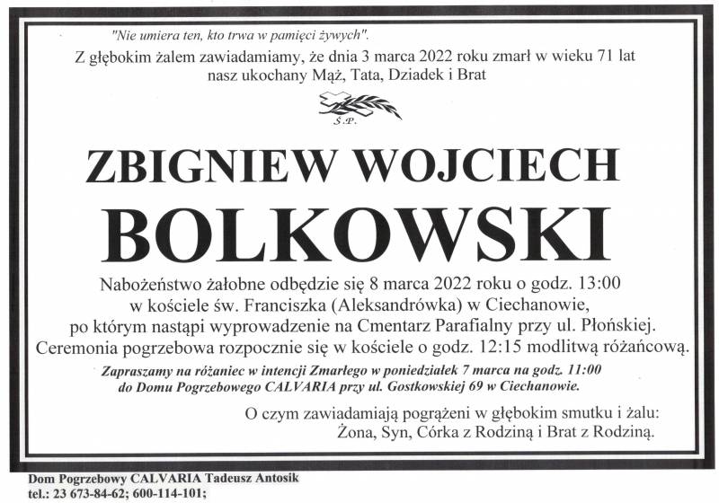 Zbigniew Wojciech Bolkowski
