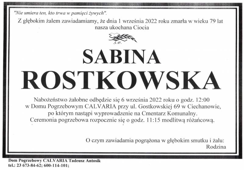Sabina Rostkowska