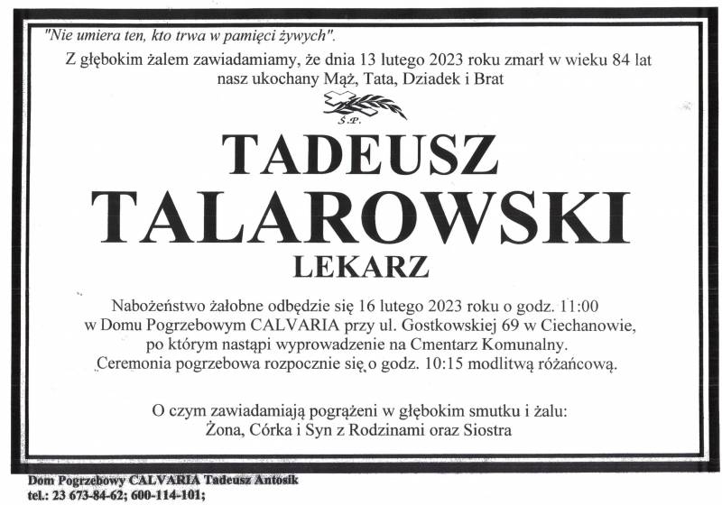 Tadeusz Talarowski