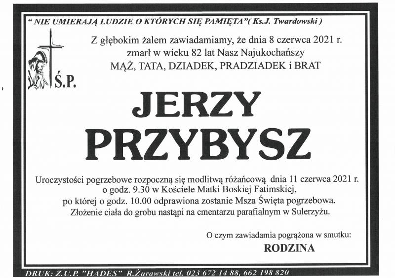 JERZY PRZYBYSZ