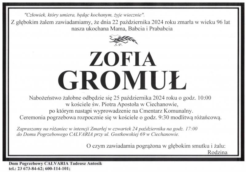 Zofia Gromuł