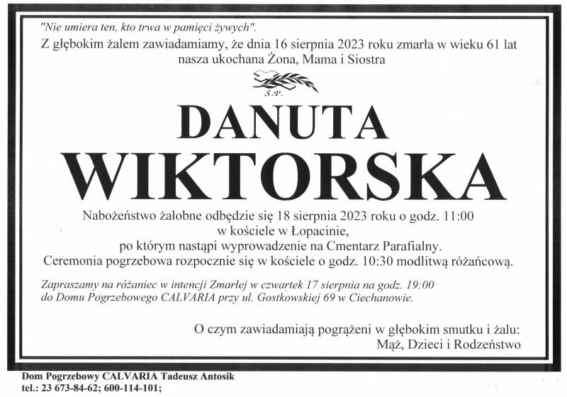 Danuta Wiktorska