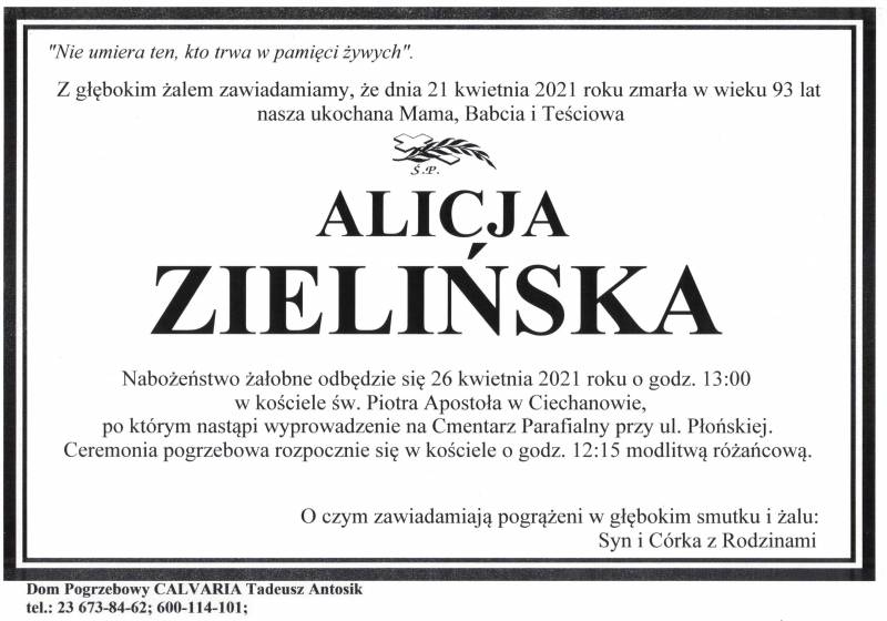 Alicja Zielińska