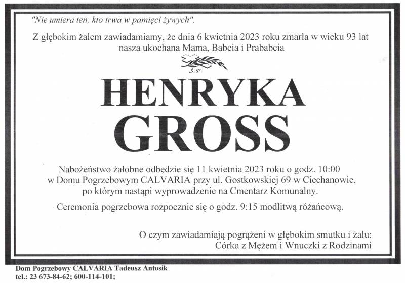 Henryka Gross