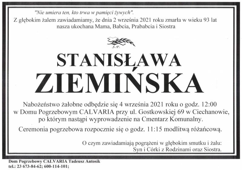 Stanisława Ziemińska