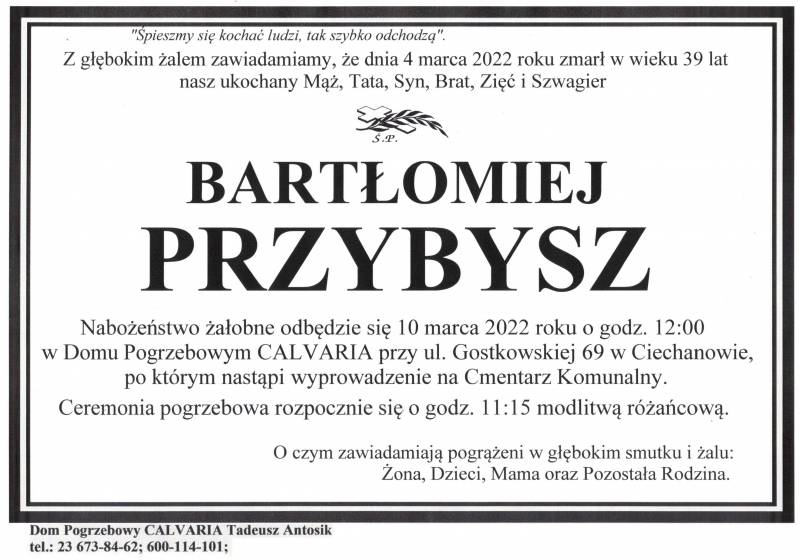 Bartłomiej Przybysz