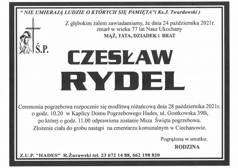 CZESŁAW RYDEL