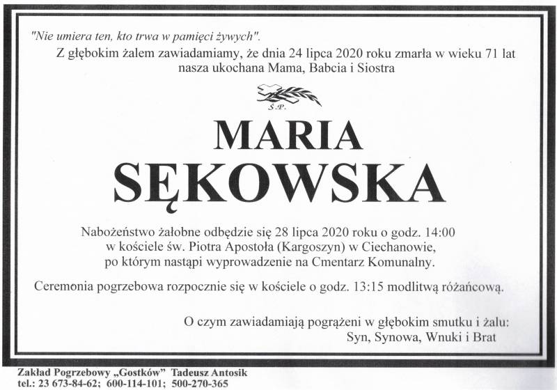 Maria Sękowska
