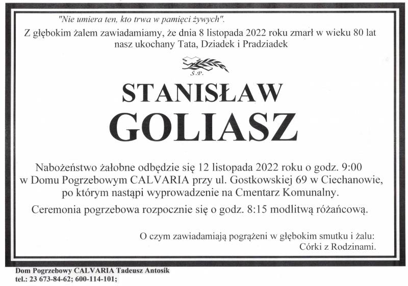 Stanisław Goliasz