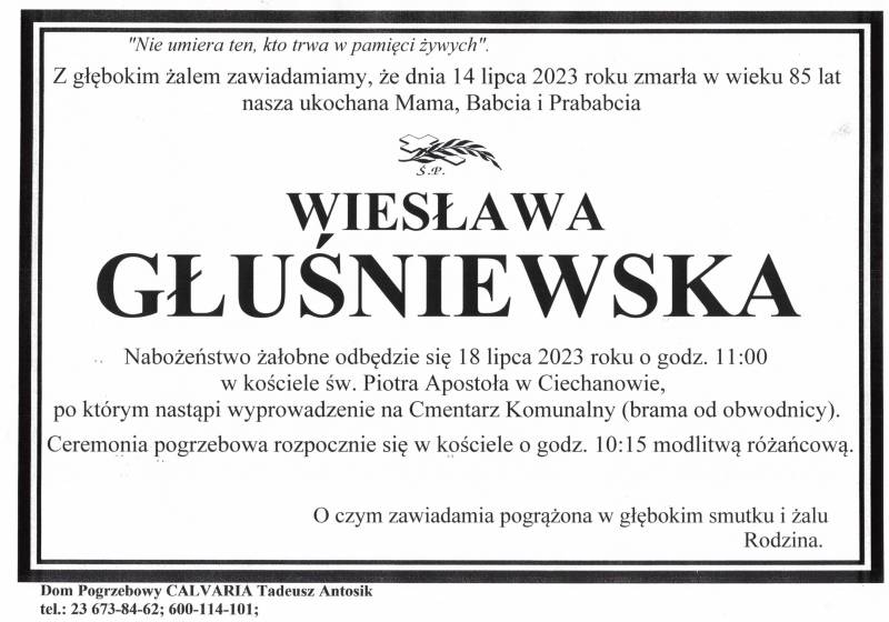 Wiesława Głuśniewska