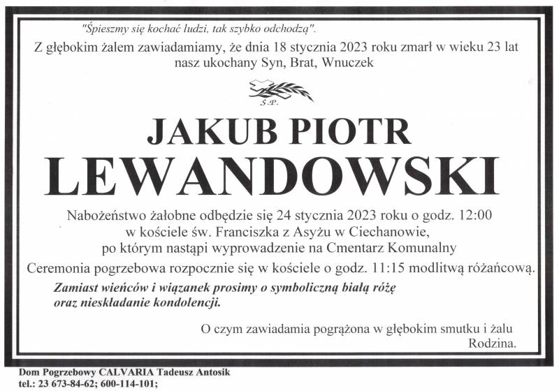 Jakub Piotr Lewandowski