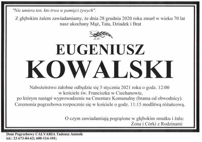 Eugeniusz Kowalski