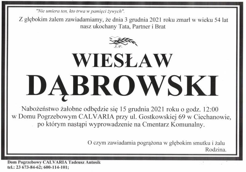 Wiesław Dąbrowski
