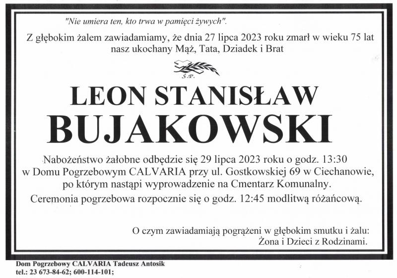 Leon Stanisław Bujakowski