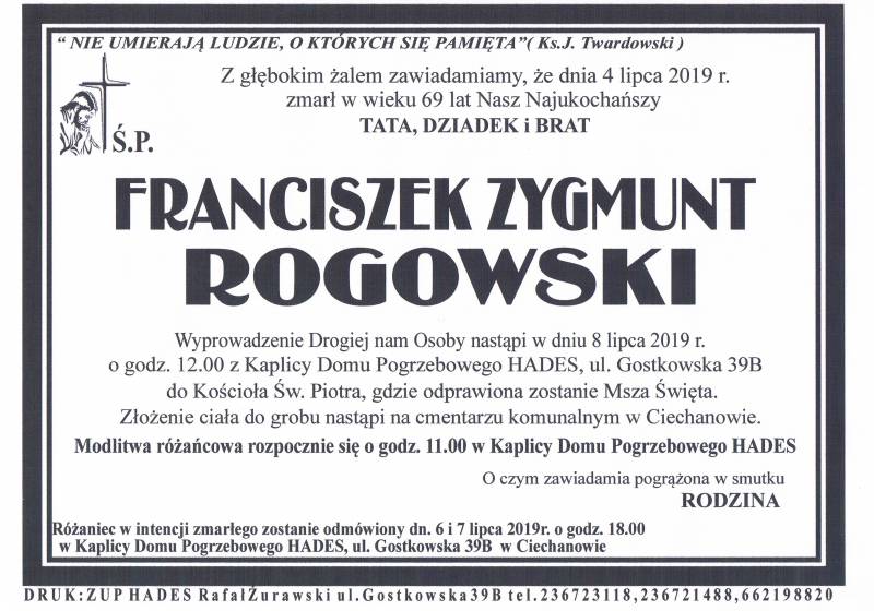 Franciszek Zygmunt Rogowski