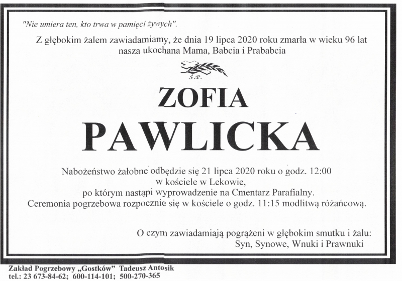 Zofia Pawlicka
