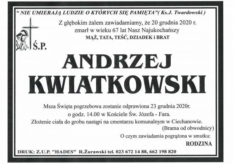 ANDRZEJ KWIATKOWSKI