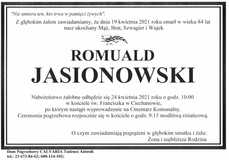 Romuald Jasionowski