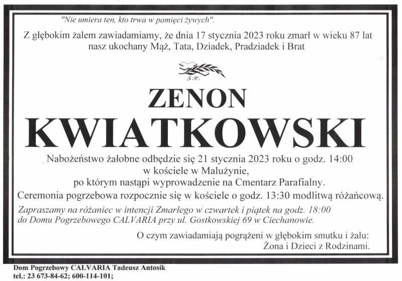 Zenon Kwiatkowski