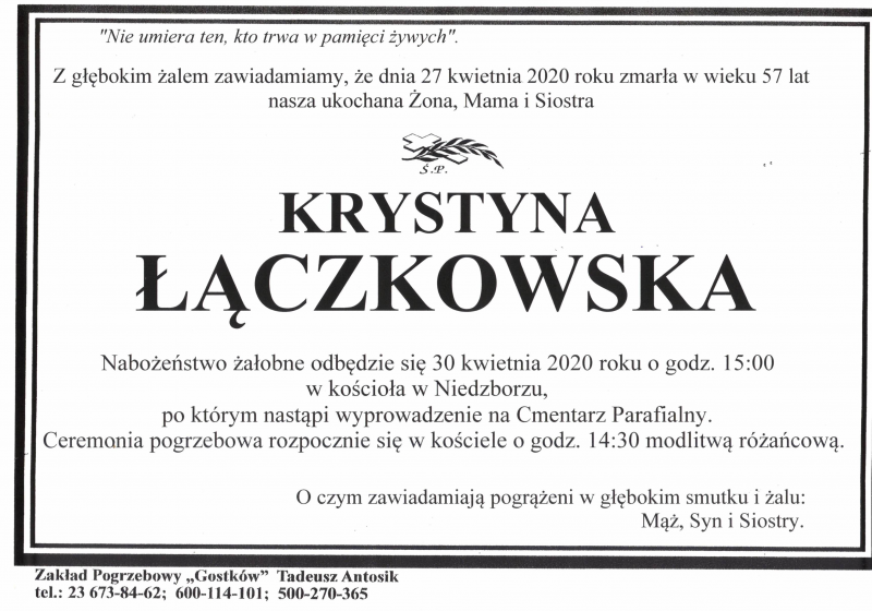 Krystyna Łączkowska