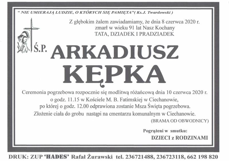 ARKADIUSZ KĘPKA