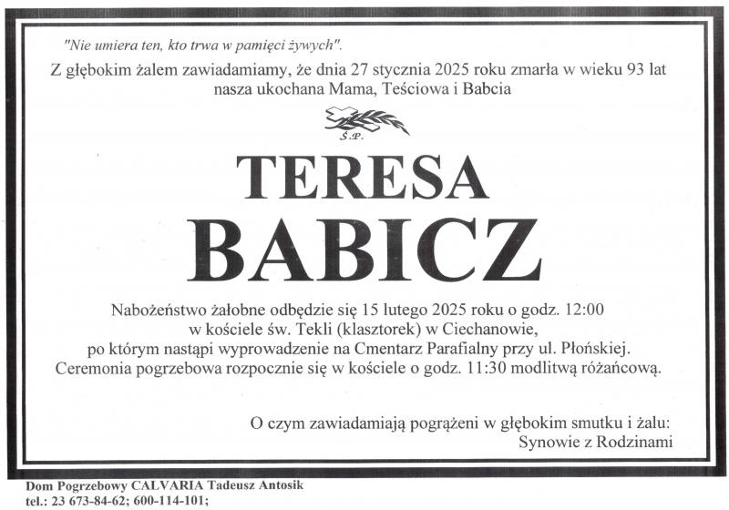 Teresa Babicz