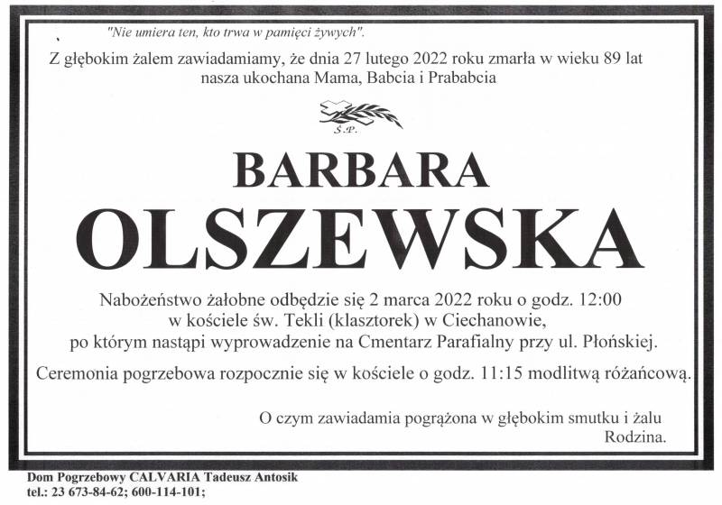 Barbara Olszewska