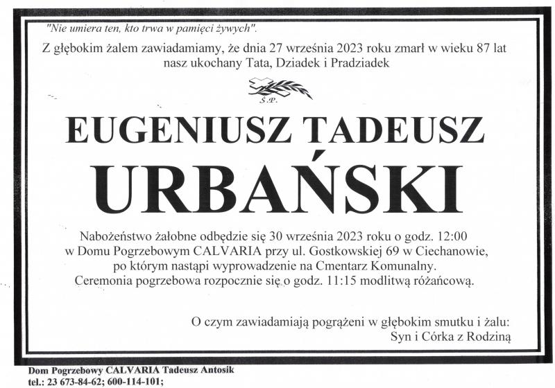 Eugeniusz Tadeusz Urbański