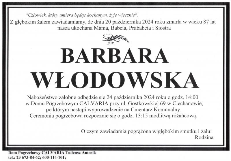 Barbara Włodowska