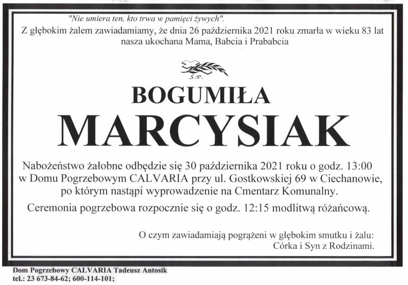 Bogumiła Marcysiak
