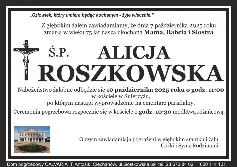 Alicja Roszkowska