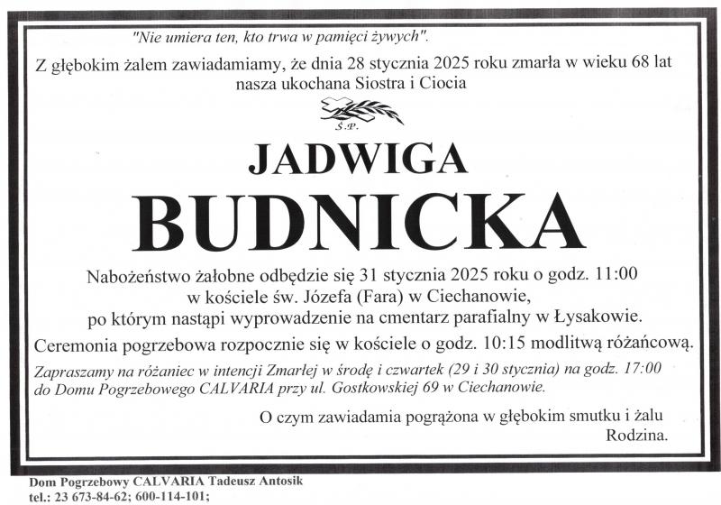 Jadwiga Budnicka