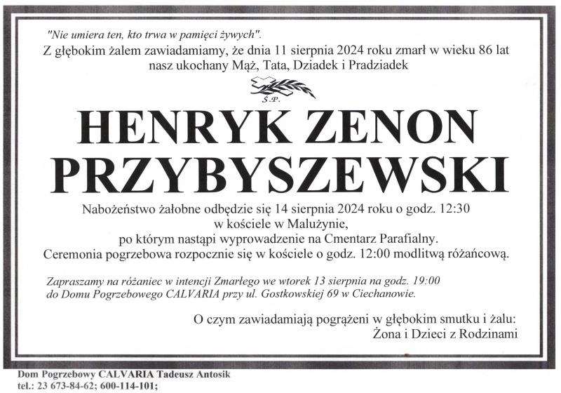 Henryk Zenon Przybyszewski