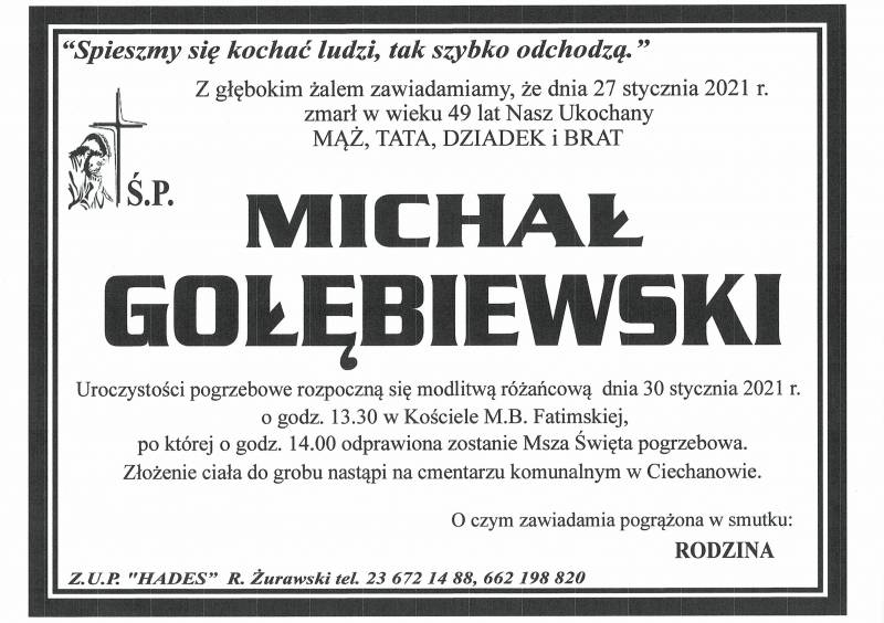 MICHAŁ GOŁĘBIEWSKI