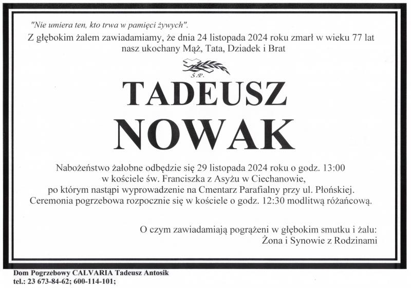 Tadeusz Nowak