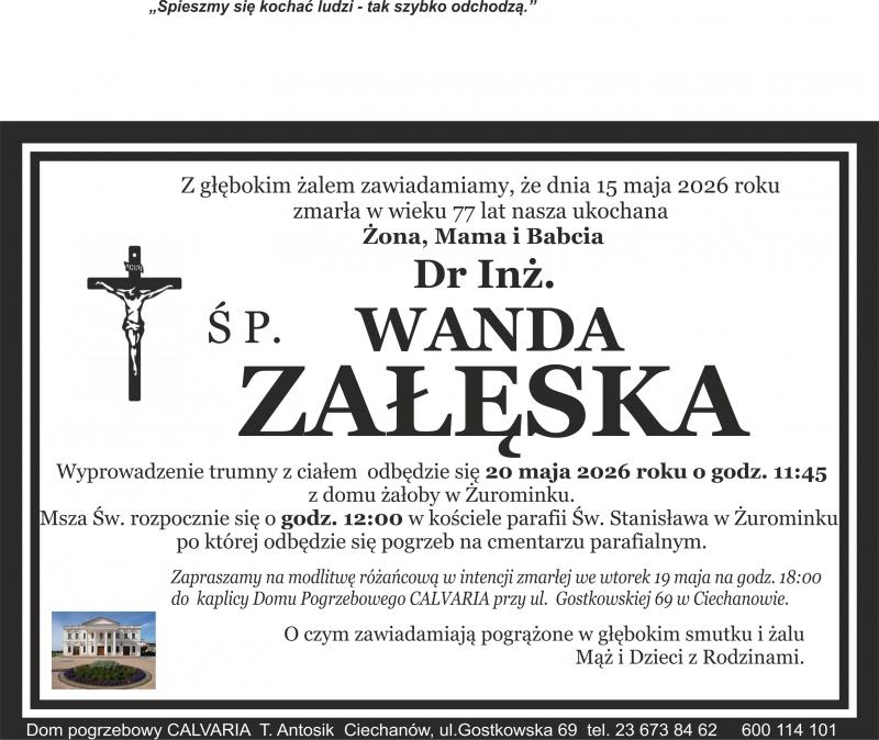 Wanda Załęska